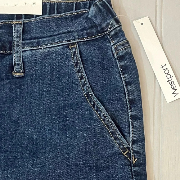 Westport Womens High Rise‎ Denim Jean Short Stretch Signature Fit Cuffed NWT 6 - Picture 3 of 11